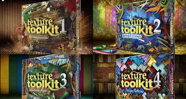 Digital Juice实用纹理贴图合集1-4 Digital Juice Texture Toolkit Collection 1-4