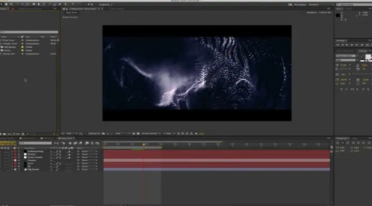 AE+C4D 实用进阶粒子教程 Abstract Particles Using Trapcode Form and OBJs