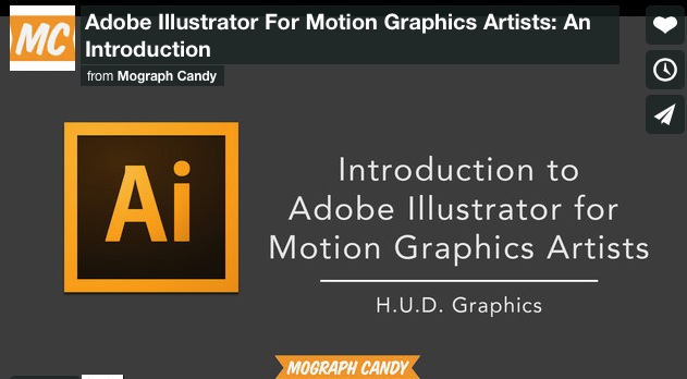 C4D和AI结合教程 ADOBE ILLUSTRATOR FOR MOTION GRAPHICS ARTISTS