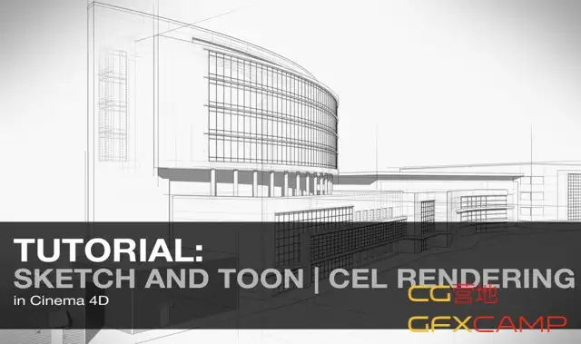 C4D素描卡通渲染 SKETCH + TOON – CEL RENDERING IN CINEMA 4D - C4D之家 - Cinema-4D-Tutorial-Sketch- -Toon-Cel-Rendering-in-Cinema-4D.jpg