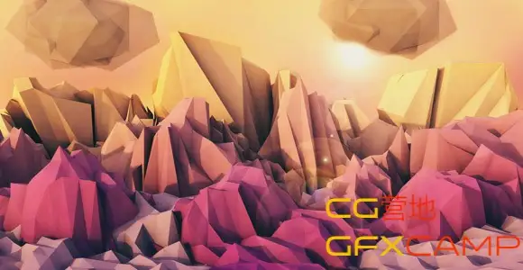 C4D做低面多边形地形 CINEMA 4D – CREATING ABSTRACT LOW-POLY LANDSCAPES - C4D之家 - Cinema-4D-Creating-Abstract-Low-Poly-Landscapes-Tutorial.jpg