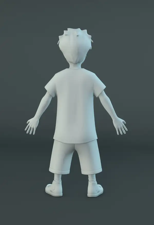 C4D做的小男孩模型 3D Child Model - C4D之家 - 6f223106b53833c4a4b57f72a1307fe5.jpg