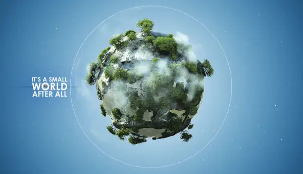 VUE做的地球 IT'S A SMALL WORLD AFTER ALL