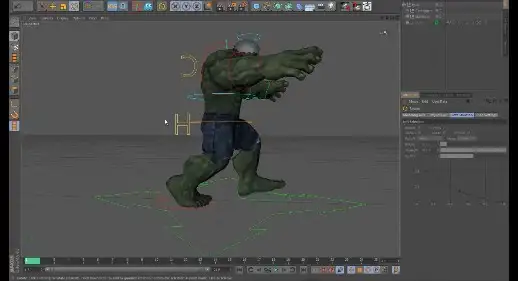 C4D绑定教程：IK FK角色走路教程