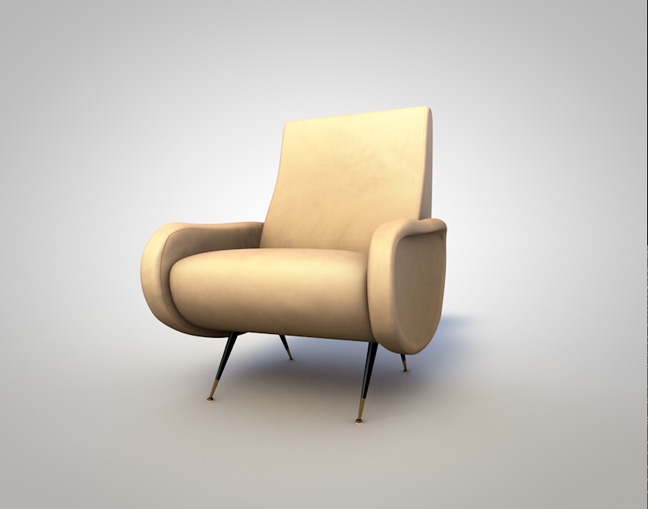 休闲椅C4D模型 Lady Chair by Marco Zanuso - Arflex - 1951 - Italy - C4D之家 - Lady-Chair-Laura-Di-Credico-Free-C4D-3D-Model.jpg