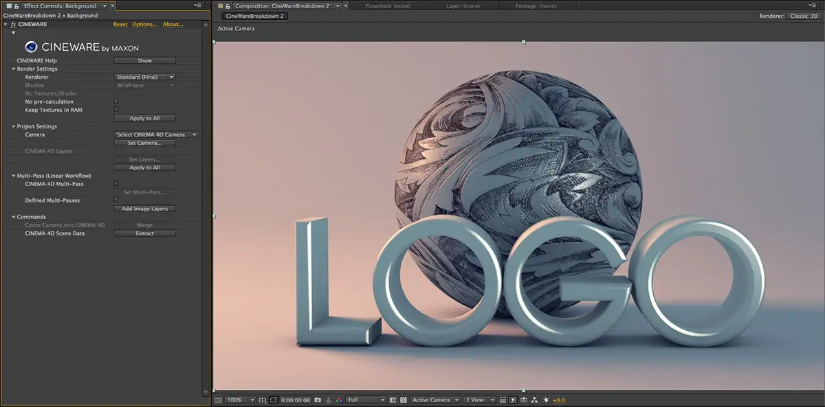[灰猩猩C4D教程]GSG C4D Cineware全面讲解教程