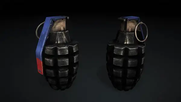 军用手榴弹C4D模型 Grenade