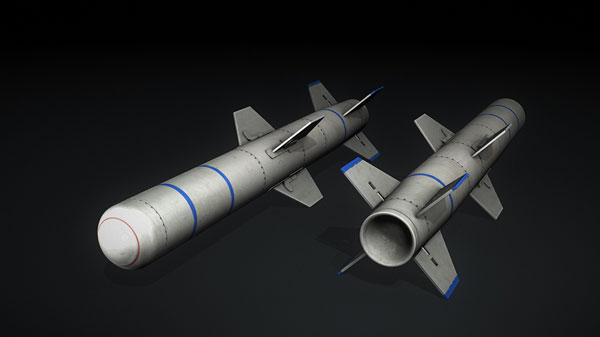 现代兵器：导弹3D模型 Missile 3d model - C4D之家 - Preview.jpg