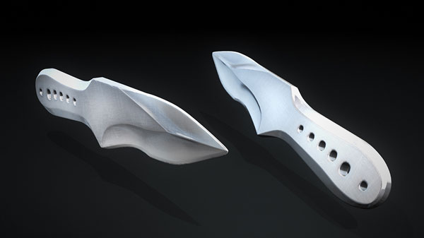 飞刀 匕首3D模型 Throwing Knife