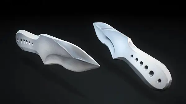 飞刀 匕首3D模型 Throwing Knife