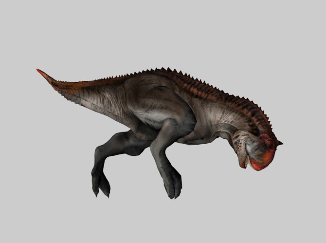 低头奔跑的恐龙3d模型 （带绑定及动作）Dinosaur 3d model-sprintCharge - C4D之家 - cinema4d_ 2014-03-16 下午10.30.03.jpg