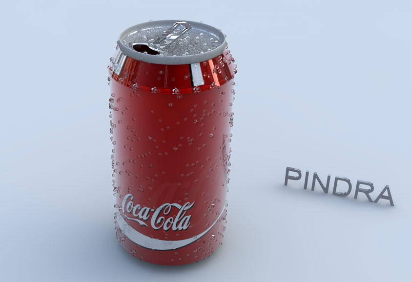 可口可乐罐 易拉罐3D模型 Coca cola can - C4D之家 - canette-coca.jpg