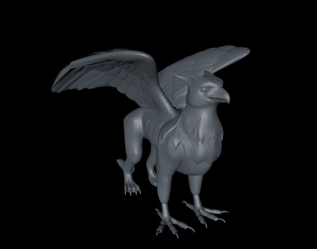 鸟兽怪物3D模型 grifin - C4D之家 - cinema4d_ 2014-03-17 下午8.11.34.jpg