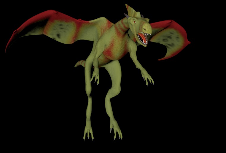 怪兽龙3D模型 Dragon - C4D之家 - cinema4d_ 2014-03-17 下午8.17.28.jpg
