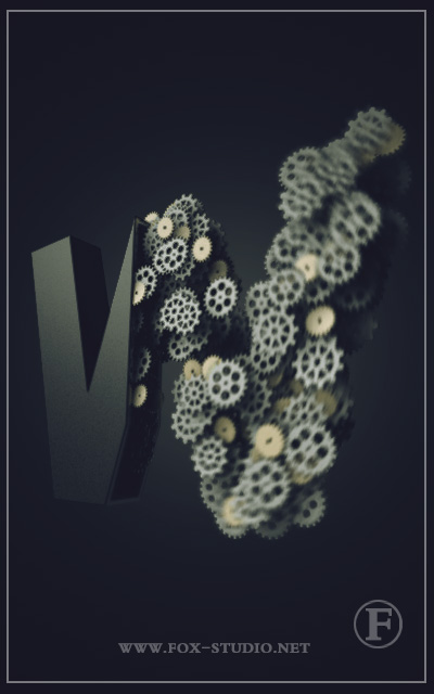 C4D字母总动员《W》中文视频教程