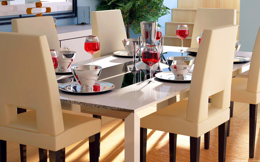 餐厅餐桌C4D渲染作品 Lux Dining Room - C4D之家 - Lux_Dining_Room_by_xxtjxx.jpg