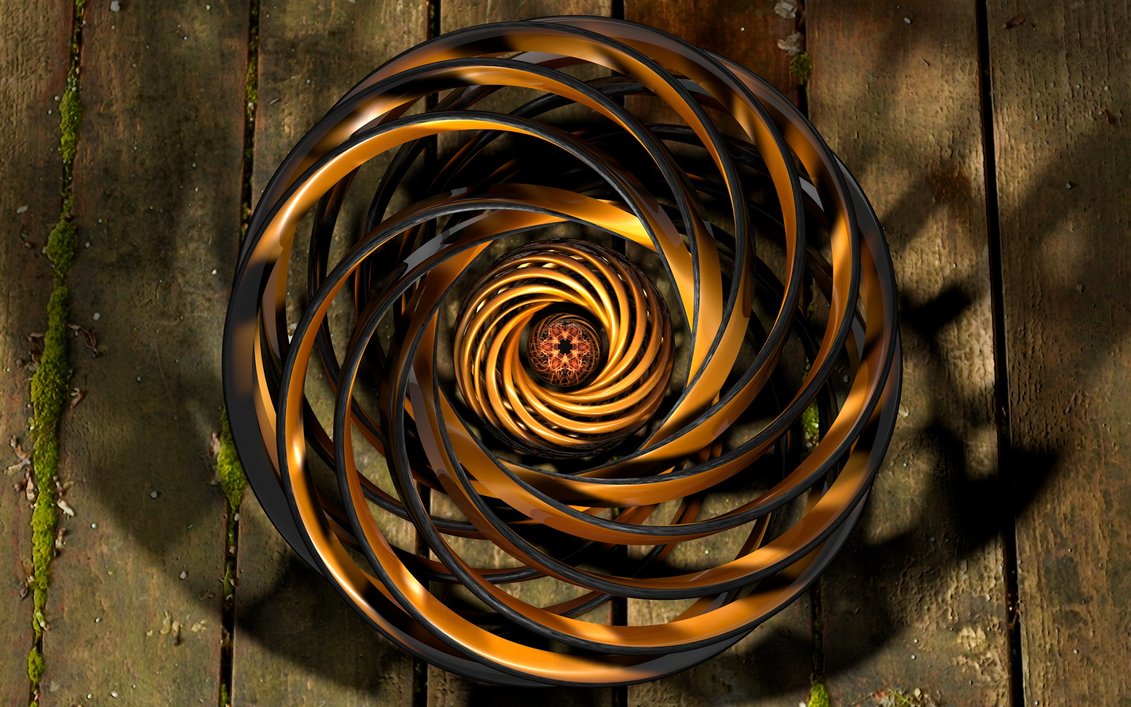 C4D编织类创意造型渲染作品 Tiger eye