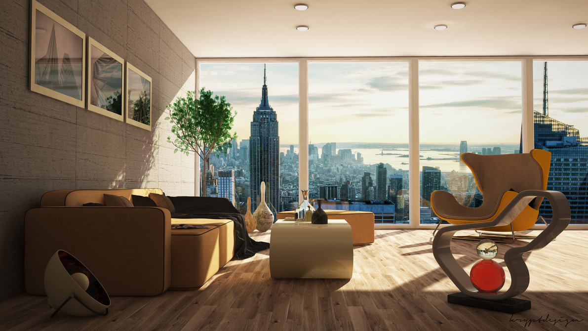 阁楼环境C4D渲染 Loft