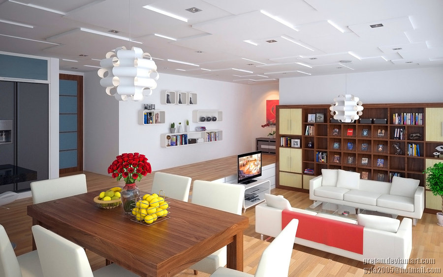 公寓室内空间渲染 Guilty Crown-Shu's Apartment-View 1 - C4D之家 - guilty_crown_shu__s_apartment_view_1_by_gretan-d4h848y.jpg