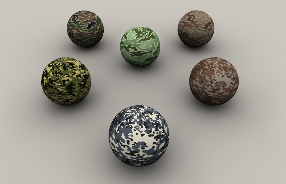 6款迷彩C4D材质球 Camo - C4D之家 - Camo_by_Neon_Monkey.jpg