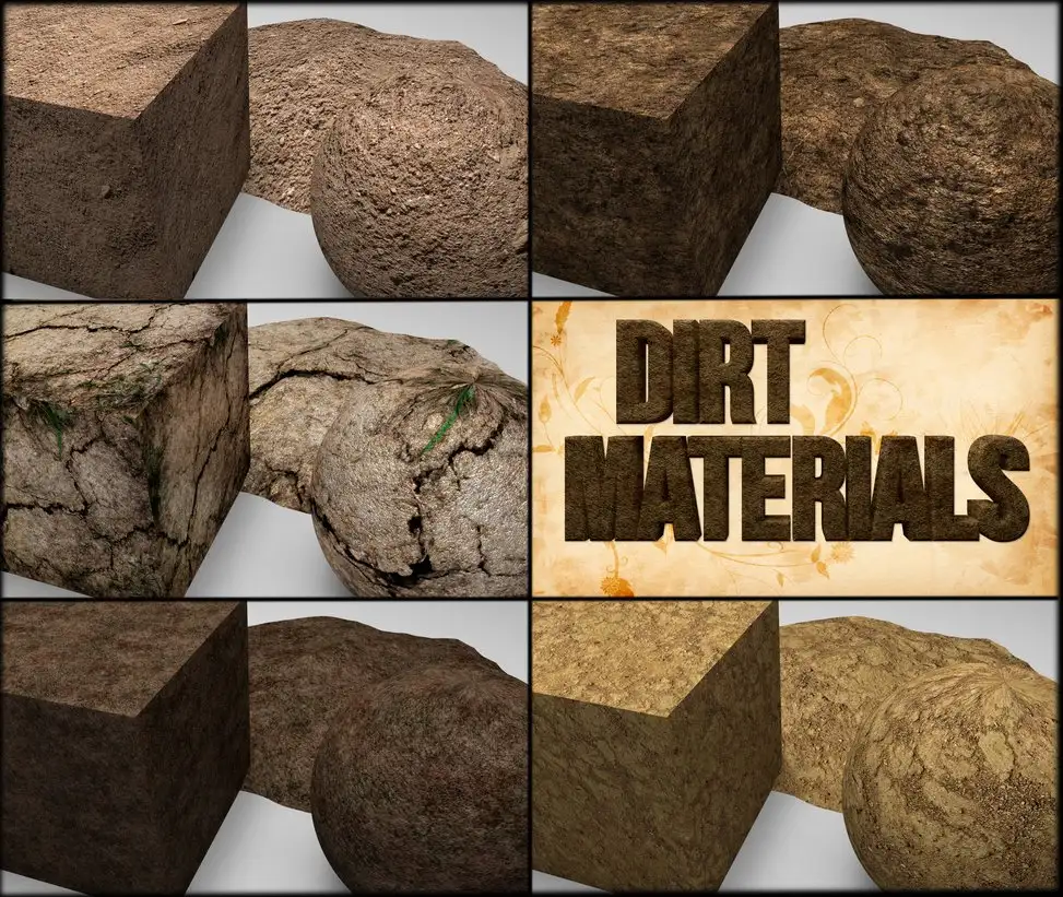 C4D土地、地面预设（Lib4d） Cinema 4D -- Dirt MaterialPack - C4D之家 - cinema_4d____dirt_materialpack_by_smokeyoriginalhd-d4990x3.png.jpeg