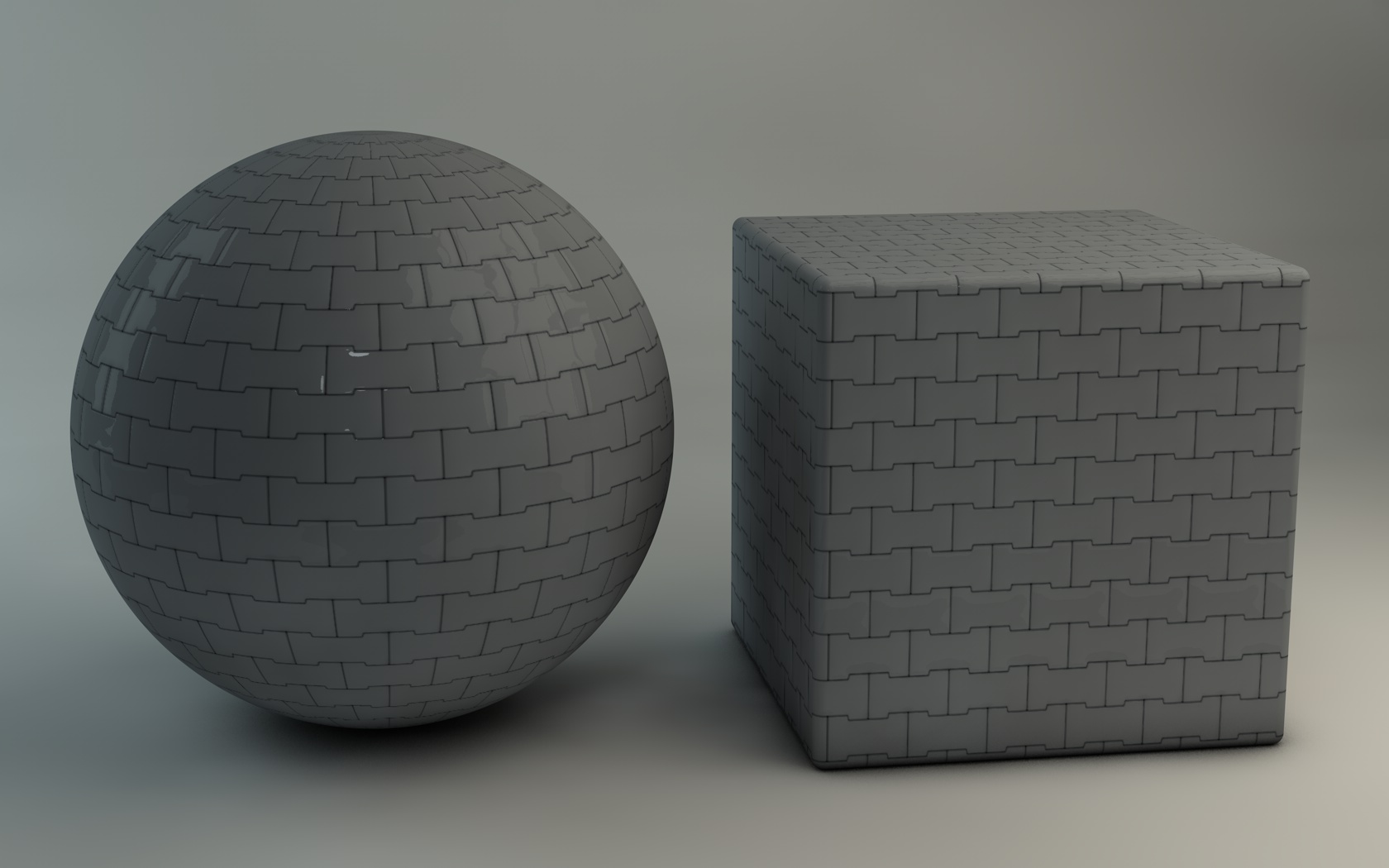 灰色工字地砖C4D材质 Custom Area Tile C4d Material - C4D之家 - Preview.jpg