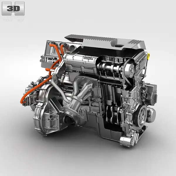 发动机渲染作品欣赏 Toyota Hybrid Engine - C4D之家 - Toyota_Hybrid_Engine_600_lq_0002.jpg