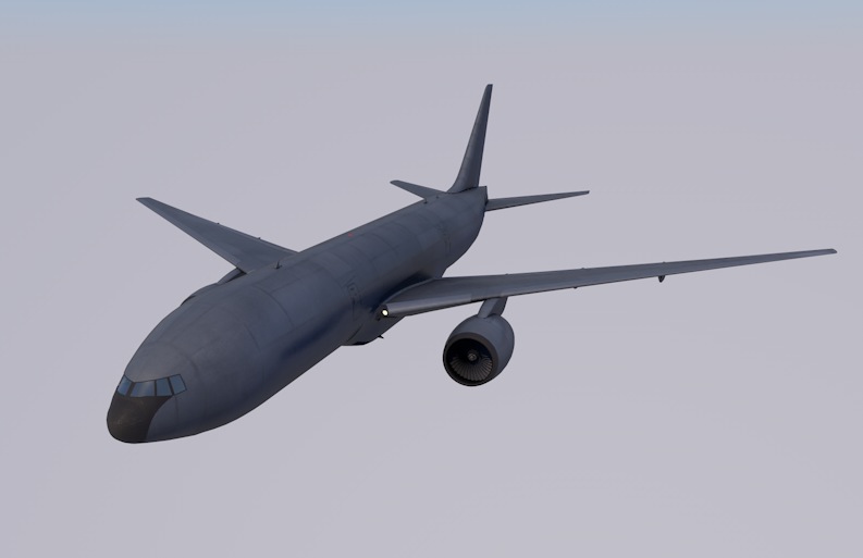 飞机高精模型：灰色密封客机3D模型 Airliner 04 - C4D之家 - cinema4d_ 2014-03-27 下午9.19.56.jpg