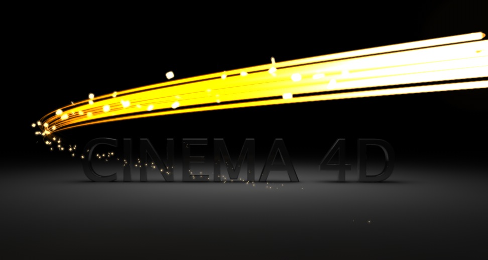 C4D光线动画工程文件