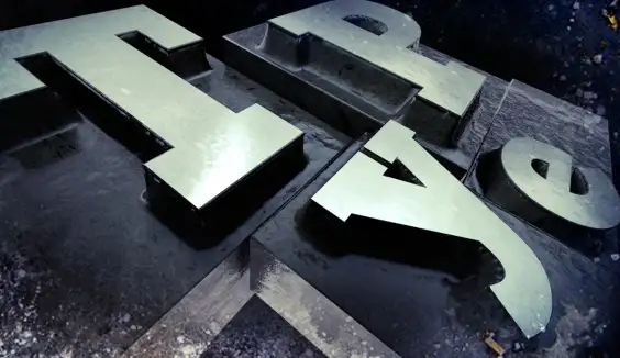 C4D金属文字模型 eyedesyn cast metal type