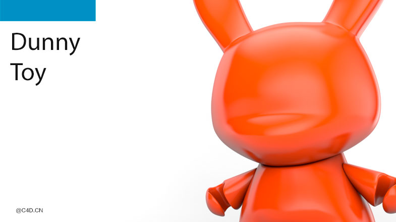 卡通动物玩偶3D模型 dunny - C4D之家 - free_dunny_feat.jpg