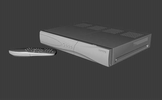 DVD播放机/摇控3D模型 DVD 3D model