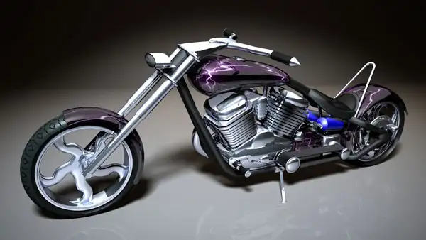 摩托车C4D模型 Motorcycle 3D model - C4D之家 - 摩托车（最终效果）.jpg
