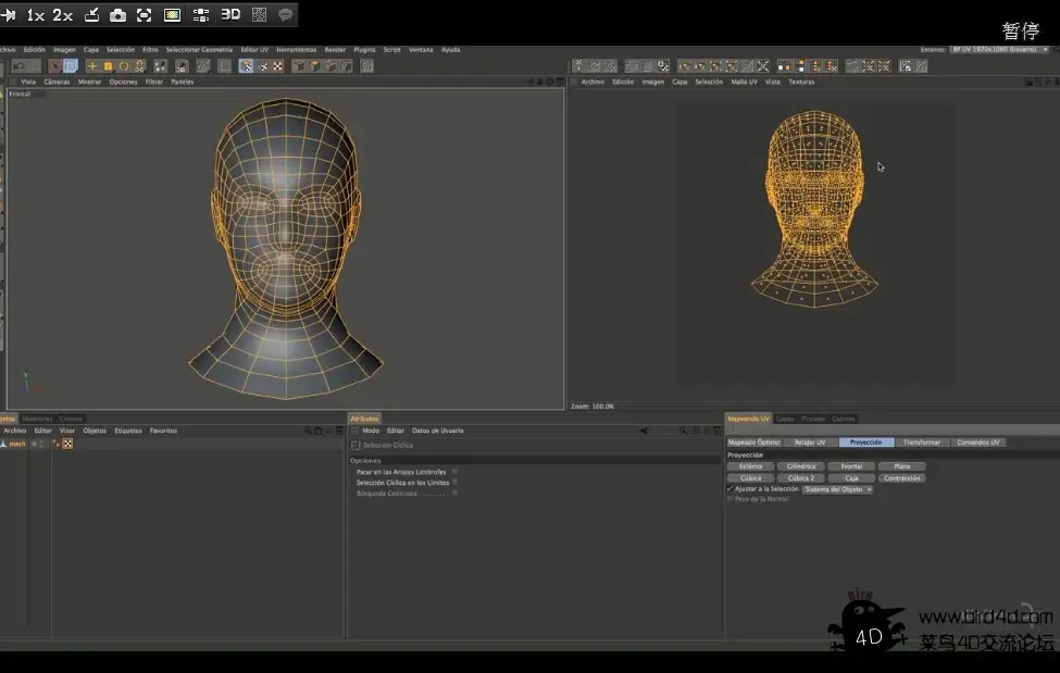 C4D BodyPaint 3D UVs视频教程 - C4D之家 - 214119lr5wkjeeayyjhadc.jpg