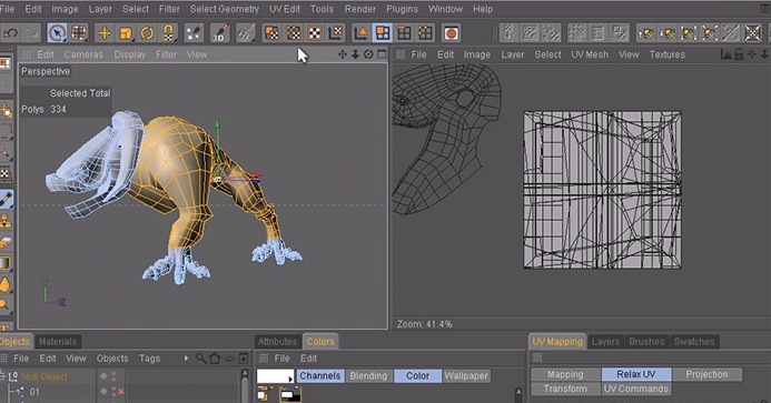 C4D中文教程 C4D多边形建模怪兽视频教程（1.65GB）