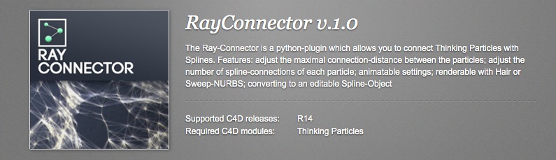 C4D R15追踪器插件 rayconnector V.1.0