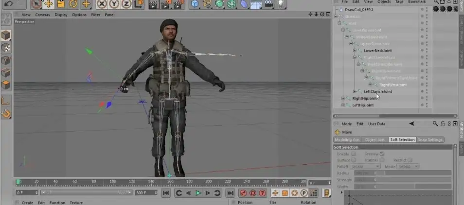 Cinema 4D *能绑骨工具教程 Easy Rigging Tutorial（含工程）