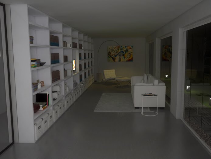 书房C4D渲染作品 new interior - cinema 4d - C4D之家 - interior wip6night.jpg