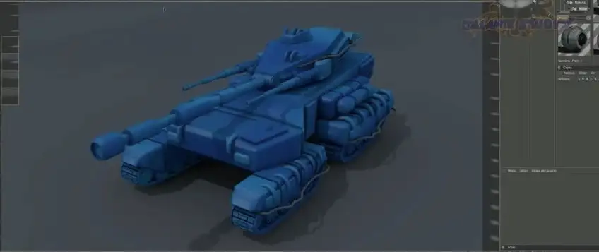 C4D Body Paint贴图教程：坦克绘制教程 - C4D之家 - cinema4d_ 2014-04-16 上午1.52.00.jpg