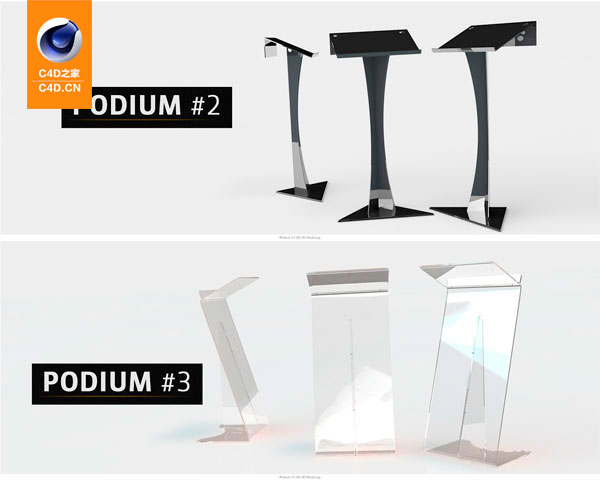 会议酒席大厅C4D模型包 The Pixel Lab – Events & Exhibitions Pack - C4D之家 - 联系表-013.jpg