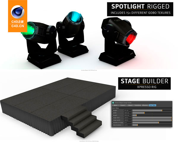 会议酒席大厅C4D模型包 The Pixel Lab – Events & Exhibitions Pack - C4D之家 - 联系表-020.jpg