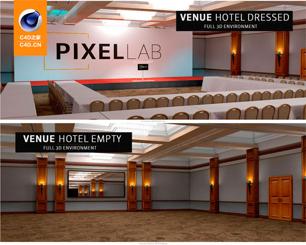会议酒席大厅C4D模型包 The Pixel Lab – Events & Exhibitions Pack - C4D之家 - 联系表-024.jpg