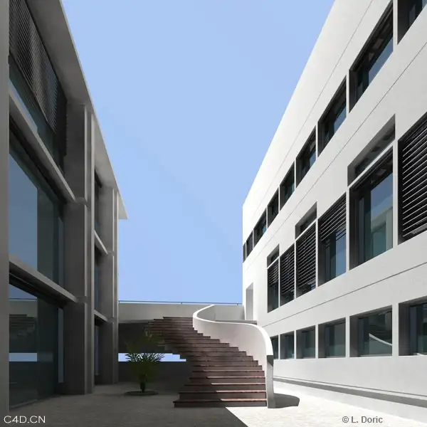 公司办公楼一角CINEMA 4D渲染 - C4D之家 - 35_02.jpg