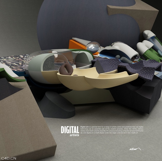 C4D创意作品设计 C4D creative design works