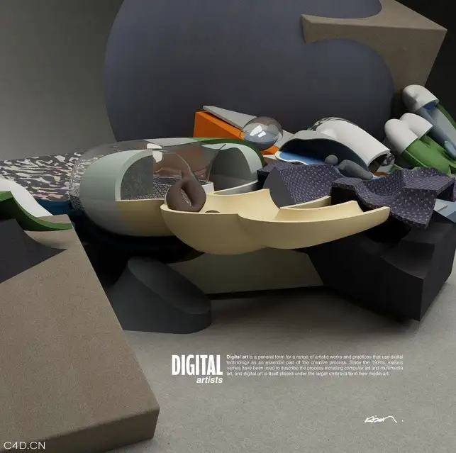 C4D创意作品设计 C4D creative design works
