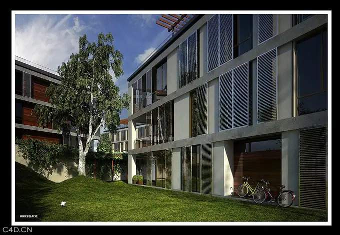 公司办公楼建筑设计C4D渲染 - C4D之家 - cinema4d_ 2014-04-23 上午12.09.14.jpg