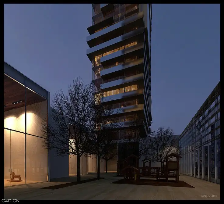 集团办公大楼外观设计C4D渲染 - C4D之家 - cinema4d_ 2014-04-23 上午12.09.28.jpg