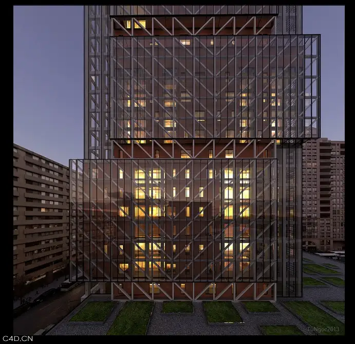 办公楼夜景C4D渲染 - C4D之家 - cinema4d_ 2014-04-23 上午12.12.17.jpg