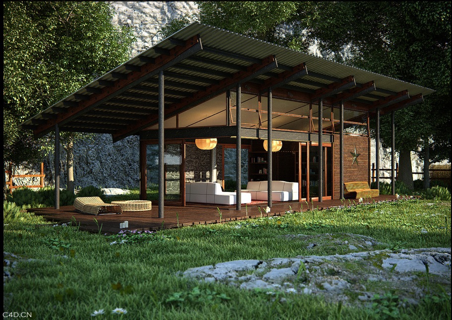 现代凉亭C4D渲染 - C4D之家 - cinema4d_ 2014-04-23 上午12.32.50.jpg