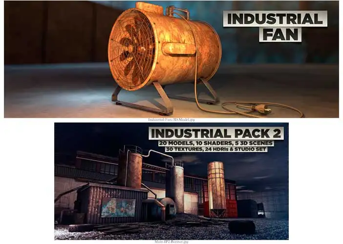 C4D工业素材模型包第二辑 the pixel lab industrial pack 2（lib4d） - C4D之家 - 联系表-008.jpg